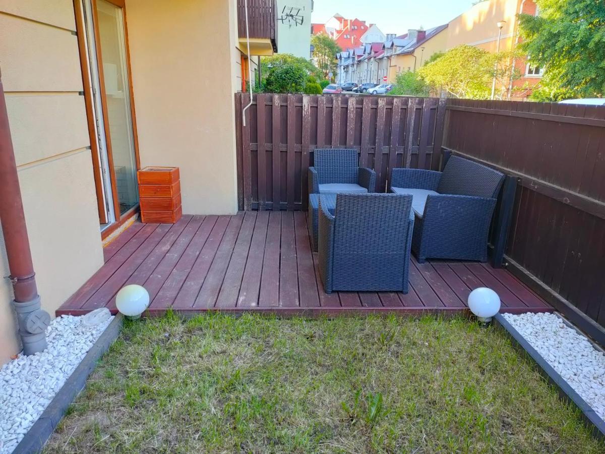 Apartament Rodzinny Z Ogrodkiem W Centrum Gizycka 기지크코 외부 사진